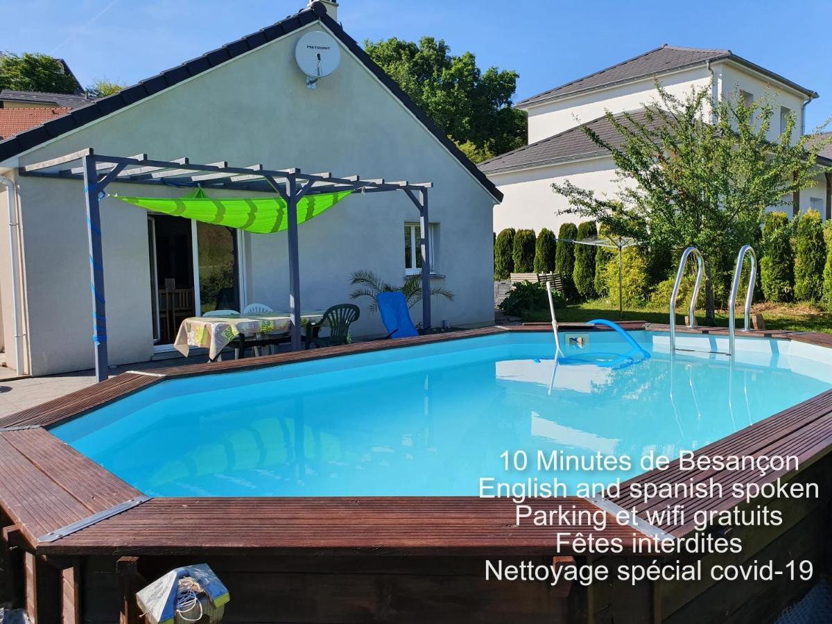 2 Vraies Chambres Privees Au Calme Dans Villa De Campagne Plain-Pied 105M2 Avec Piscine A Montfaucon Montfaucon  Екстер'єр фото